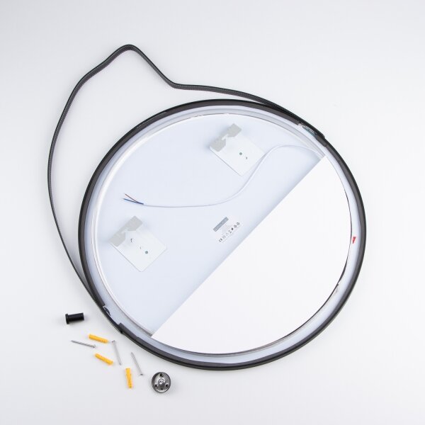 Brilagi-LED Огледало за баня VERESE LED/19W/230V 60 см черно IP44 CRI 90 димируемо + CCT