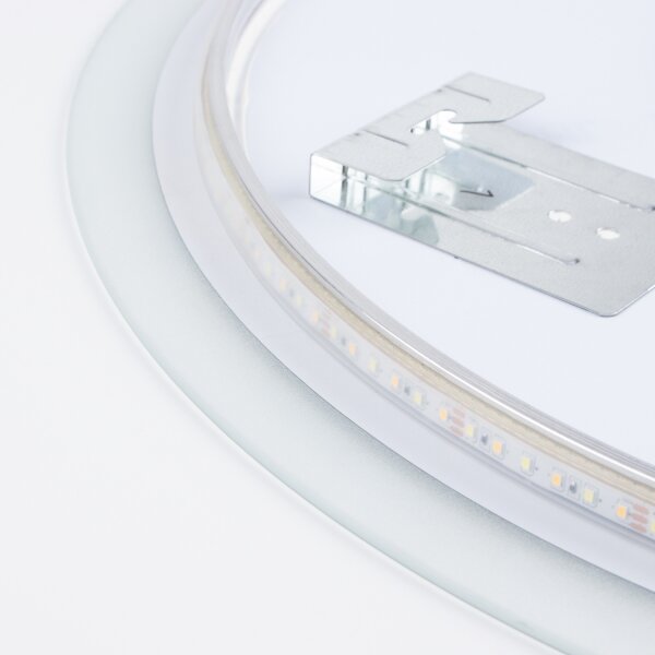 Brilagi - LED огледало за баня CUNEO LED/19W/230V Ø 60 cm IP44 CRI 90 димируемо + CCT