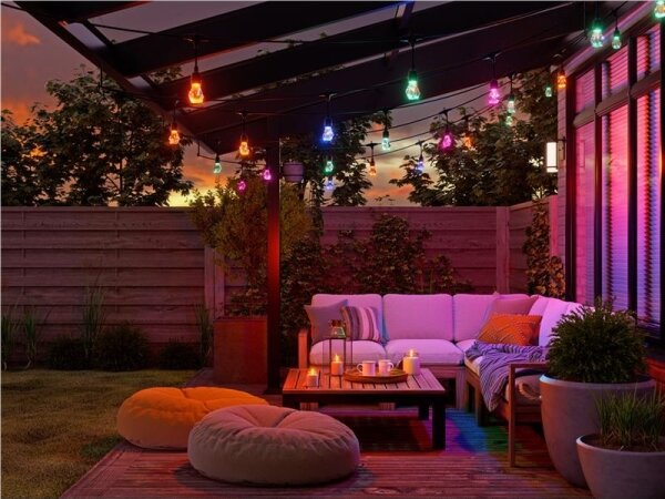 Nanoleaf NF084E00-20SLO- LED RGBWIC Разширителен гирлянд 20xLED 15m Wi-Fi IP65