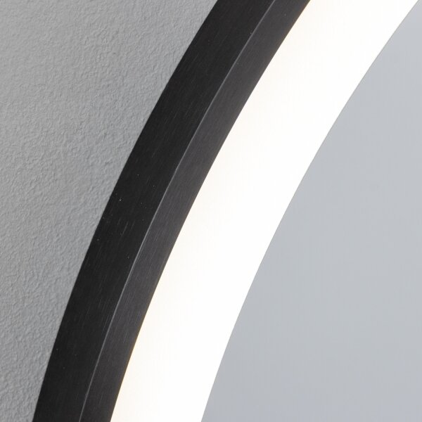 Brilagi - LED огледало за баня ASTI LED/19W/230V 60 см черно IP44 CRI 90 димируемо + CCT