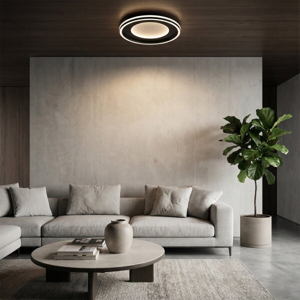 Brilagi - Димируемо LED осветително тяло TRIVARO LED/56W/230V 3000-6000K Ø 30 cm + с дистанционно управление