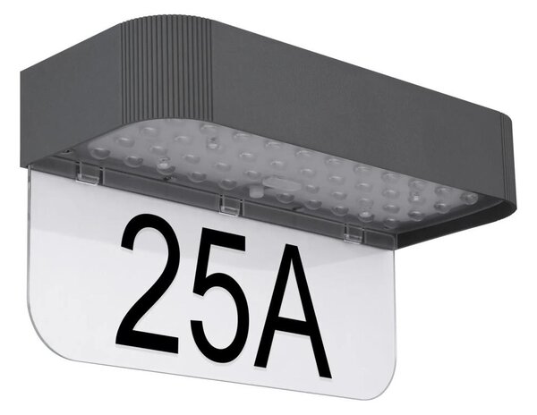 Globo 36790 - соларен LED номер за къща LED/6W/3,7V IP54