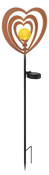 Globo 36580R - LED соларно осветително тяло LED/0,06W/3V IP44 ръждиво сърце