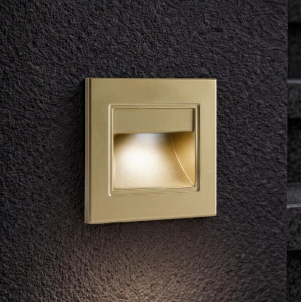 Brilagi - LED осветително тяло за стълби STEP LIGHT LED/1,5W/230V IP44 златно