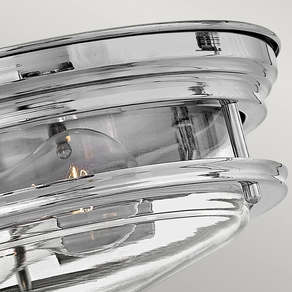 Quintiesse QN-HADRIAN-FS-CM-CLEAR - външно подово осветително тяло HADRIAN, 2xE27/40W/230V, IP44, хром