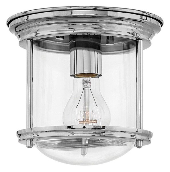 Quintiesse QN-HADRIAN-MINI-F-CM-CLEAR - Външно таванно осветително тяло HADRIAN 1xE27/60W/230V IP44
