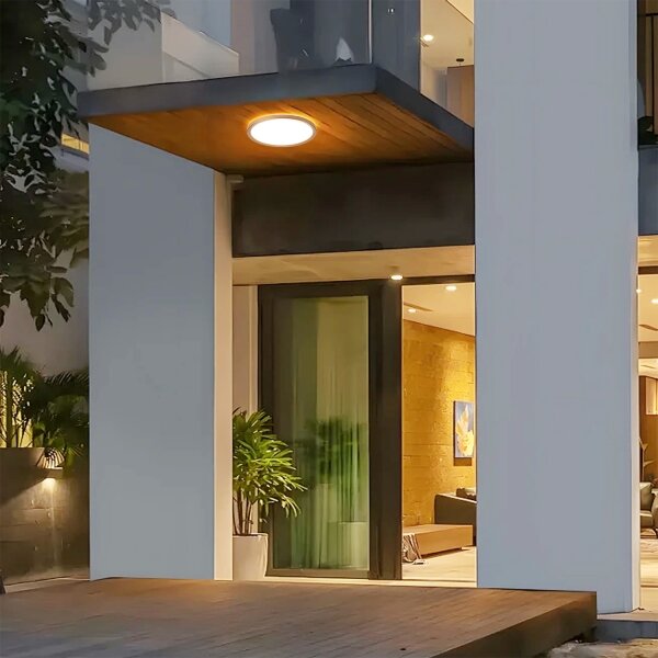 Brilagi - ултратънък LED плафон за баня, 12 W, 230 V, Ø 22,5 см, розово злато, IP54