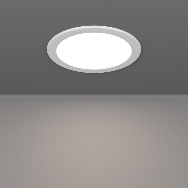 Eglo 901432-LED RGBW Таванно осветително тяло за баня с подсветка FUEVA-Z LED/9,5W/230V pr.16,8cm IP44 бяло