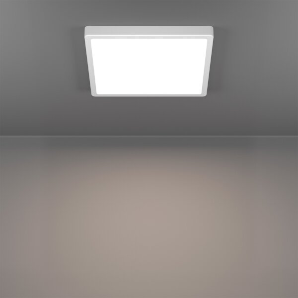Eglo 901379 - LED RGBW димируемо опушено таванно осветително тяло FUEVA-Z LED/13,5W/230V 29,5cm IP44 бяло