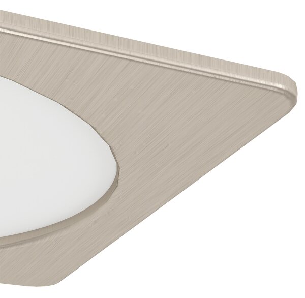 Eglo 901409 - LED вградено осветително тяло FUEVA LED/10,5W/230V 16,6x16,6 cm хром