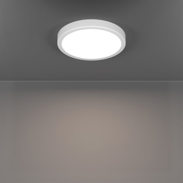 Eglo 901376 - LED RGBW димируемо таванно осветително тяло за баня FUEVA-Z LED/11,2W/230V 21,1cm IP44 бяло