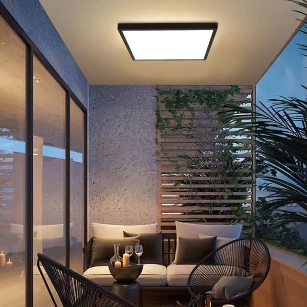 Brilagi - LED Лампа за баня FRAME LED/50W/230V 3000/4000/6000K IP44 черен