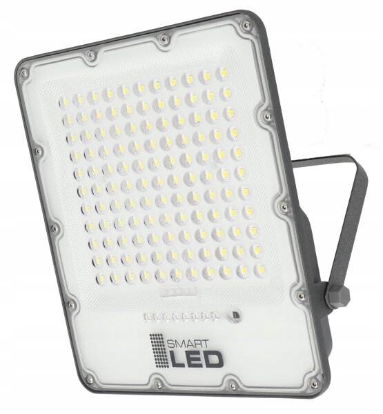 Димируем соларен LED прожектор LED/150W/3,2V 5000K 15000 mAh IP65 черен + дистанционно управление