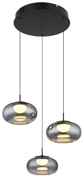 Globo 15744-3H - LED Пендел QUINTARA 3xLED/6W/230V