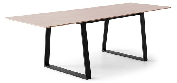 Сгъваема трапезна маса с дъбов плот в естествен цвят 100x210 cm Meza – Hammel Furniture