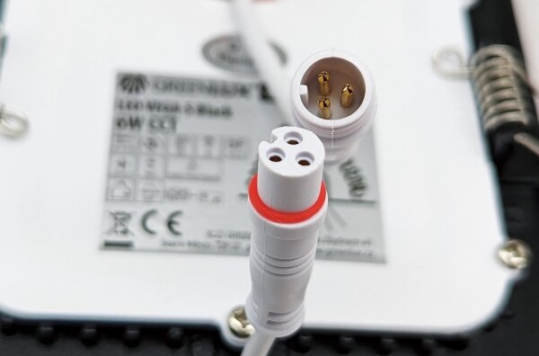 LED Лампа за окачен таван VEGA LED/12W/230V 2900/3900/5800K 17,5x17,5 см черен