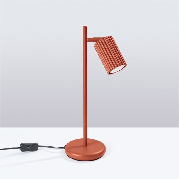 Brilagi - LED настолна лампа CRESTO 1xGU10/10W/230V червена