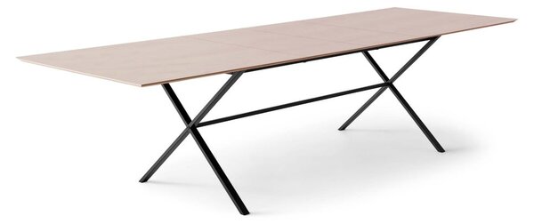 Сгъваема трапезна маса с дъбов плот в естествен цвят 100x210 cm Meza – Hammel Furniture