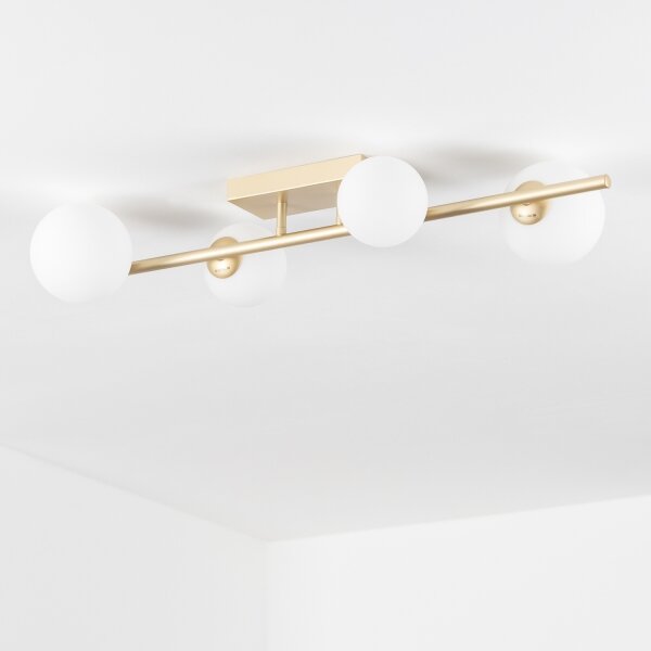 Brilagi - LED Полилей за повърхностен монтаж MILLA 4xG9/3W/230V златист/бял
