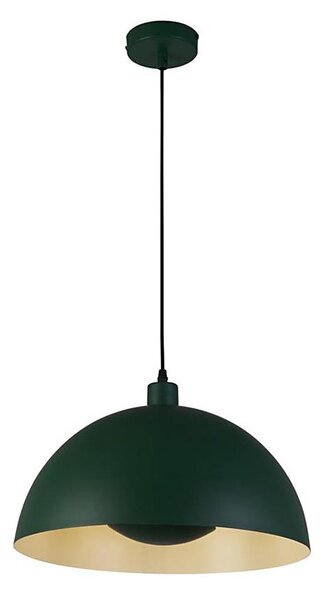 Searchlight 35410GR - Полилей с кабелно окачване MARS 1xE27/60W/230V pr. 25 cm зелен