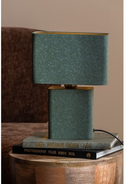 Зелена метална настолна лампа (височина 33 cm) Boaz Recto – Leitmotiv