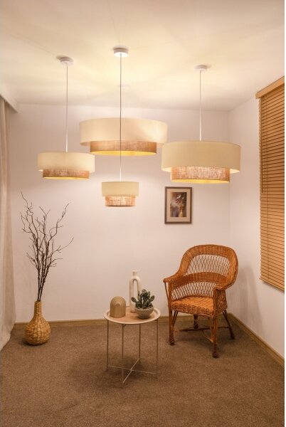 Brilagi - LED плафонен полилей BOHO стил 3xE27/15W/230V, диаметър 80 см