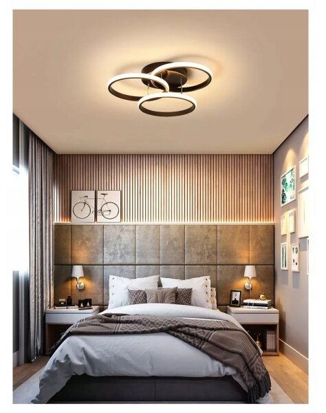 LED таванно осветително тяло LED/38W/230V черно