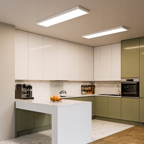 LED панел за повърхностен монтаж LED/60W/230V 30x120 см бял