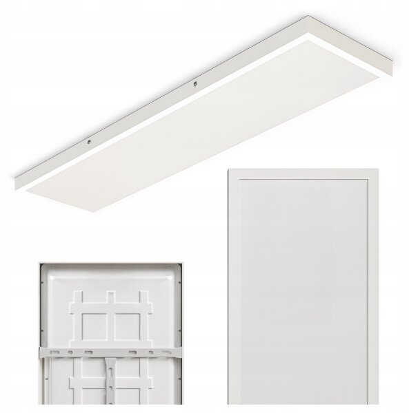 LED панел за повърхностен монтаж LED/60W/230V 30x120 см бял