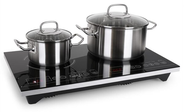 Klarstein CP3-VARICOOK XL-H, 3100W, индукционен котлон, с два котлона
