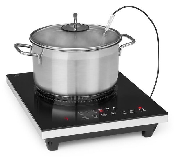 Klarstein Cook n Roll, индукционен котлон за готвене, 2000W, 3 часов таймер, 10 градуса, черен