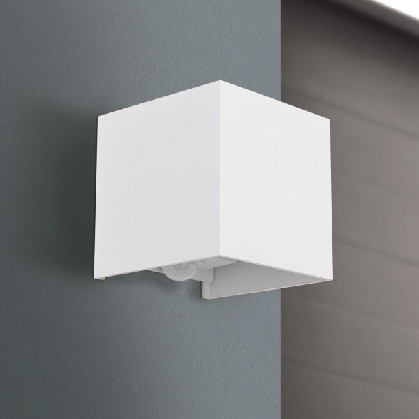 Orion AL 11-1314 - LED външно осветление с сензор CUBE-S LED/13W/230V IP54 бяло