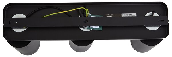 Модерна таванна лампа черна 3-светлинна GU10 70мм - Jeana Luxe