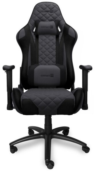 CONNECT IT CGC-1200-GY - Геймърски стол Monaco Pro сив/черен