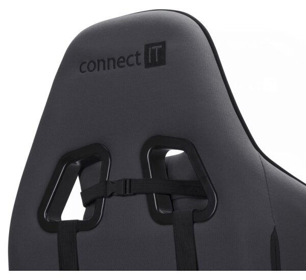CONNECT IT CGC-1200-GY - Геймърски стол Monaco Pro сив/черен