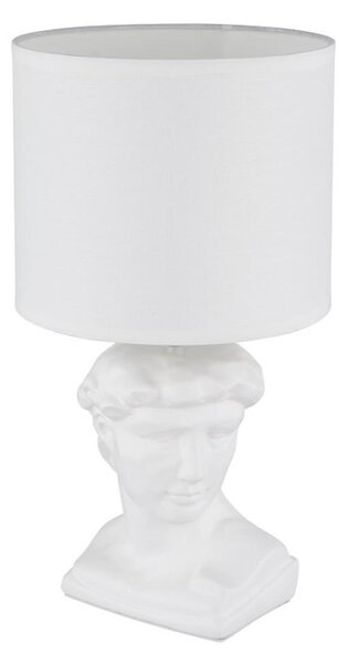 Globo 21732W - Настолна лампа HERMES 1xE14/40W/230V бял