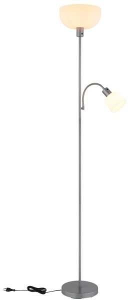 Globo 59947 - Подова лампа HINTON 1xE27/40W/230V + 1xE14/25W