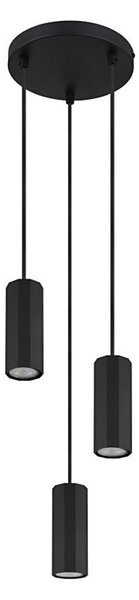Globo 57918-3HB - Пендел JAMES 3xGU10/25W/230V черен
