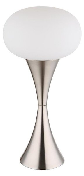 Globo 21027N - Настолна лампа LULA 1xE14/25W/230V матов хром