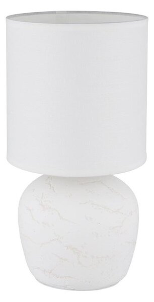 Globo 21739W - Настолна лампа MARBLE 1xE14/40W/230V бял