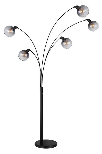 Globo 58228NBS - Лампион SEYMOUR 5xE27/40W/230V опушен