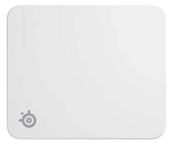 Подложка за мишка SteelSeries QcK - Medium, гейминг, бяла, 320 x 270 x 2 мм
