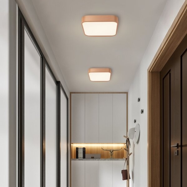 Brilagi - Димируема LED таванна лампа POOL SQUARE LED/36W/230V 40x40 см бронзова + дистанционно управление