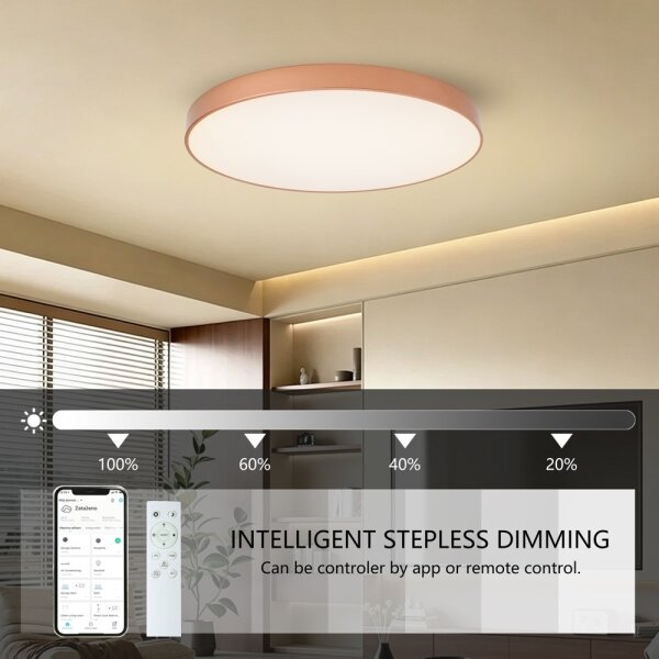 Brilagi-LED Димируемо осветително тяло POOL SMART LED/100W/230V 80 cm Wi-Fi Tuya бронзов+ с дистанционно управление