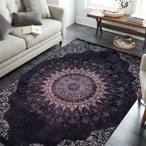 Луксозен ориенталски килим с мандала Šírka: 80 cm | Dĺžka: 100 cm