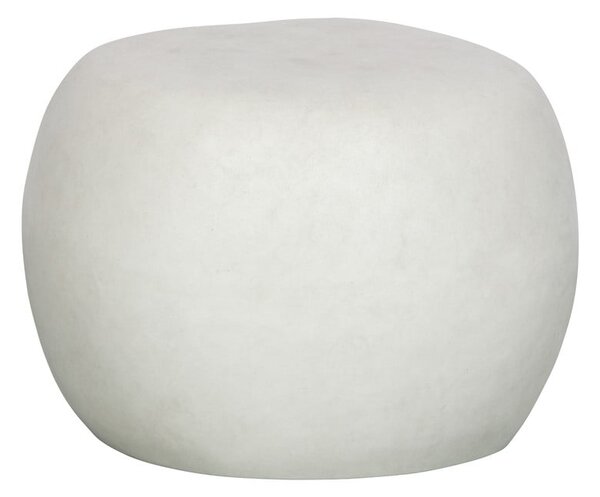 Бяла кръгла масичка за кафе ø 50 cm Pebble – vtwonen