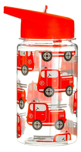 Бебешко шише за вода Drink Up Engine, 400 ml Fire Engine - Sass & Belle