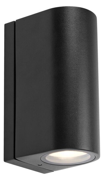 Markslöjd 109110 - LED димируема външна стенна лампа ALOR 2xLED/4,9W/230V IP65 черна