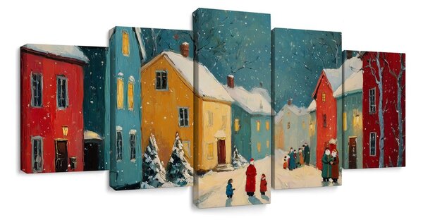 Картини от 5 části – Зимно селце под снега