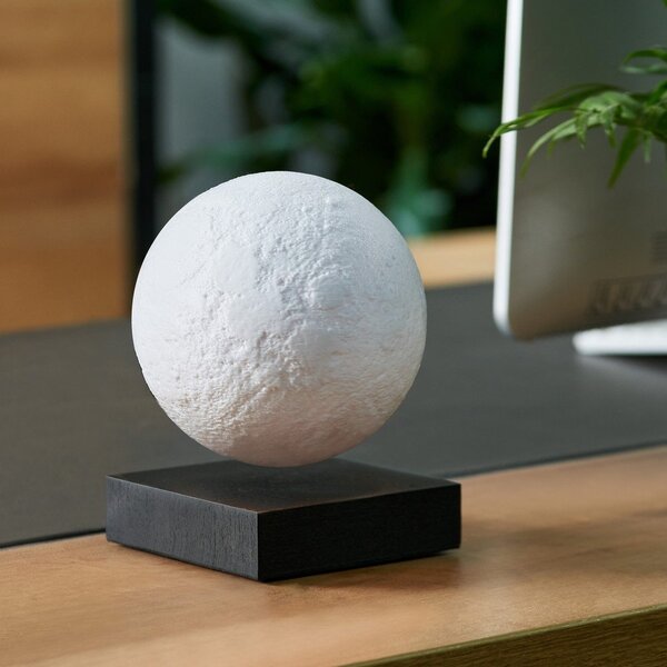 Черна светлинна декорация за контакт ø 12 cm Moon – Gingko